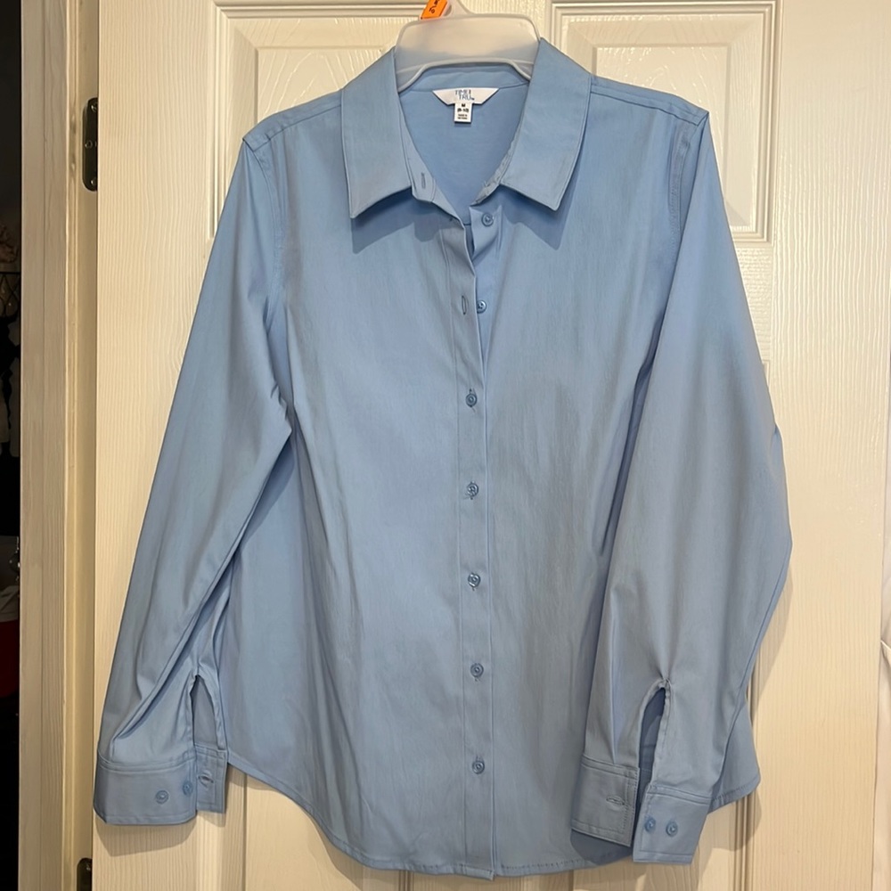 Light blue, stretchy material, new